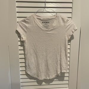 Katie J NYC Girls Medium White T-Shirt